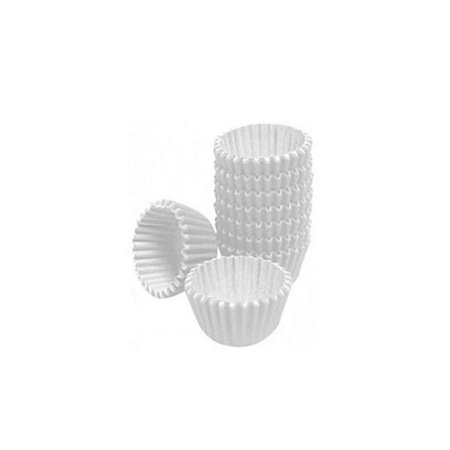 Forma de papel N°6 - 1,5cm x 1,4cm Branco - 100 unidades