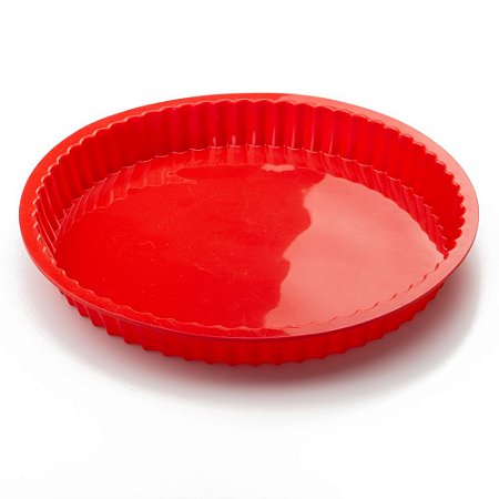 Forma Para Torta 26cm em Silicone Antiaderente Rasa