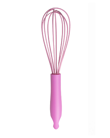 Batedor Fouet Profissional 23cm em Silicone Para Massas Ovos Bolo Cozinha