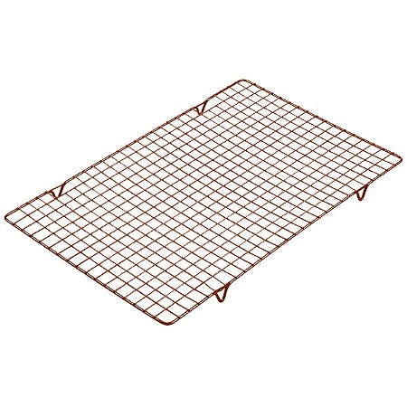 Grade para Resfriamento Retangular Antiaderente Terracota 40 cm
