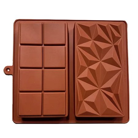 Forma Silicone Barras de Chocolate Dubai Dupla Confeitaria
