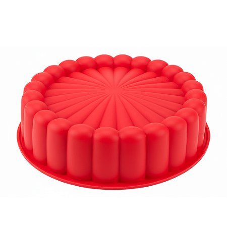 Forma Bolo Torta Charlotte Redonda Antiaderentes Em Silicone