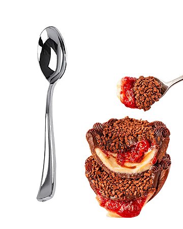 100 Colheres Descartáveis 10cm Ovos de Páscoa Gourmet - UDlândia