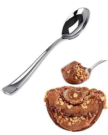 Frete Grátis Kit 20 Colheres 10cm Descartáveis para Ovo de Páscoa - UDlândia