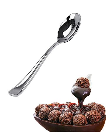 10 Colheres 17cm Descartáveis para Ovo Páscoa Grande - UDlândia