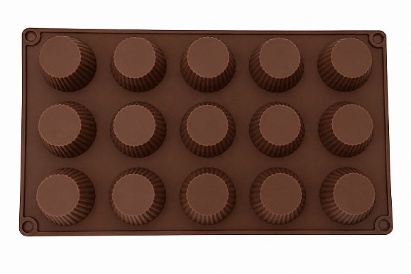 Forma de Silicone para Bombons Formato Alpino - 15 Cavidades Antiaderentes