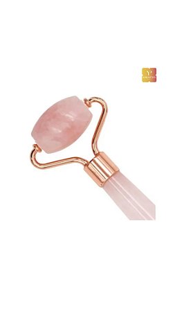 Massageador Rolo Roller Quartzo - Rosa Mandala