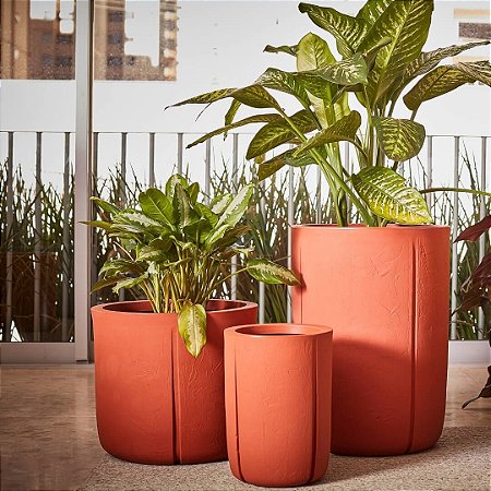 Kit de vasos karajá terracota