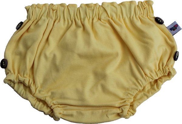 Tapa Fralda Masculino - Amarelo