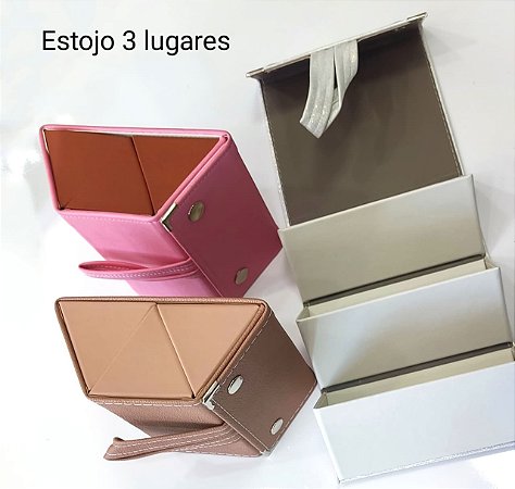 Porta óculos para 3 lugares
