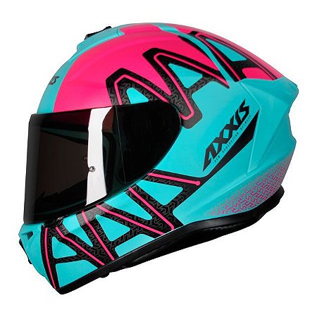 Capacete Axxis Draken Dekers Tiffany e Rosa