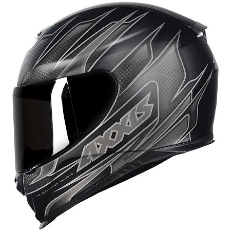 Capacete Axxis Eagle Speed Preto e Cinza