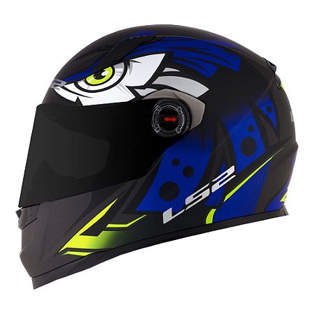 Capacete Ls2 ff358 Classic Tribal Azul