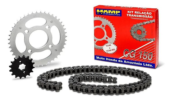 Kit Transmissão Honda TITAN 150 2004 ate 2013 HAMP Original