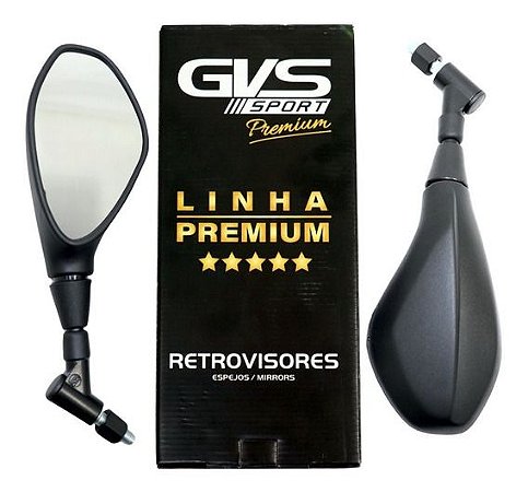 Retrovisor Gvs Bmw com Giro 360 Rosca Honda