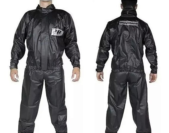 Conjunto Capa De Chuva Pantaneiro PVC Motoqueiro Moto Boy