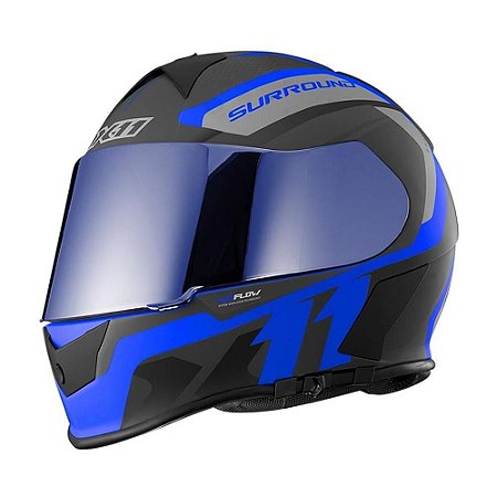 Capacete X11 Pro Surround Azul