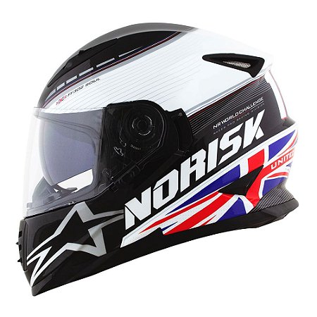 Capacete Norisk ff302 Grand Prix Reino Unido