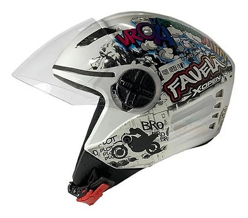 Capacete Fw3 X Open Favela bco