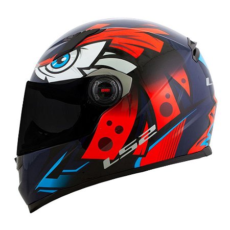 Capacete Ls2 ff358 Classic Tribal Laranja