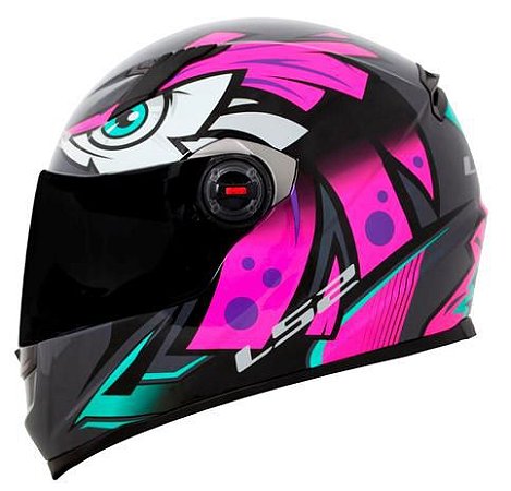 Capacete Ls2 ff358 Classic Tribal Fúcsia