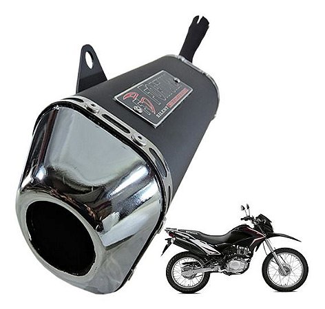 Escapamento Nxr Bross 150 / 125 2004 a 2008 Fortuna