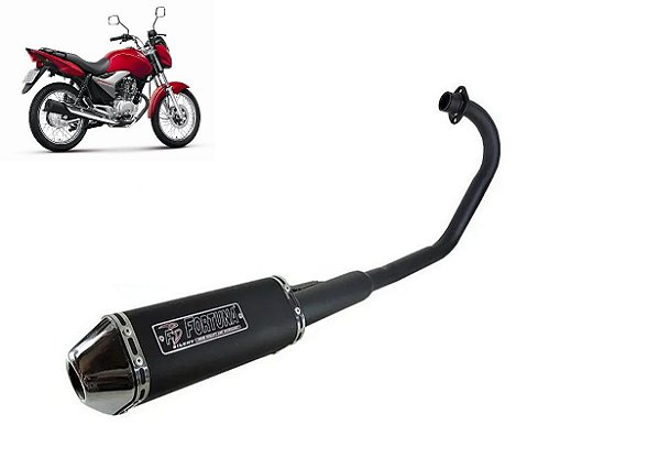 Escapamento Titan 150 Ks Es mini f1 tri fortuna 2009 a 2013