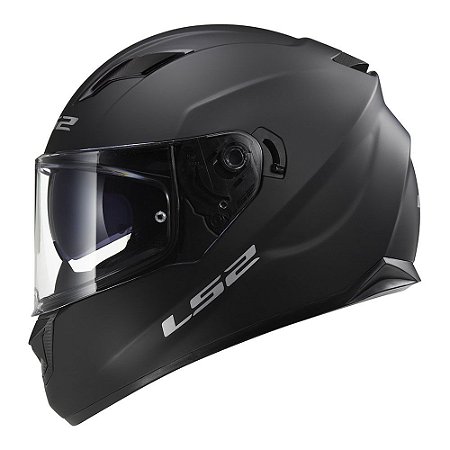 Capacete Ls2 ff320 stream monocolor preto fosco
