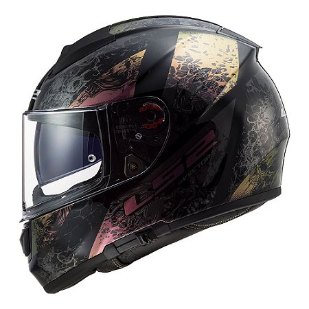 Capacete Ls2 Vector Evo FF397 Swipe Rainbow