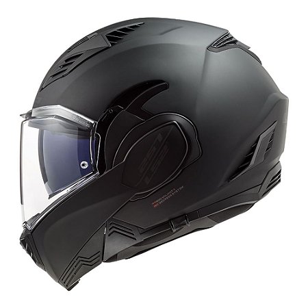 Capacete Ls2 Valiant 2 FF900 Noir preto fosco