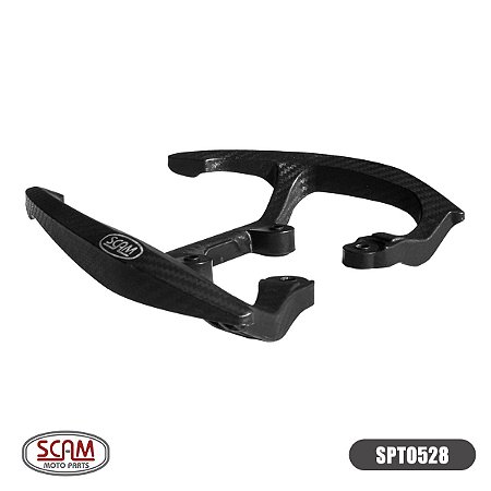 Alça Esportiva Traseira Titan150 14 + Preto Scam (Fiber Force)
