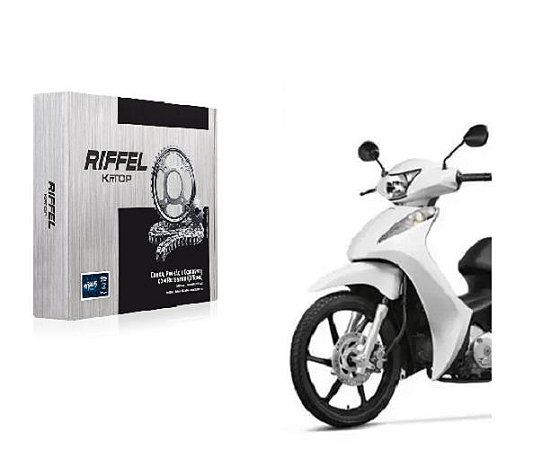 Kit Transmissão Riffel Biz 125 Com Retentor