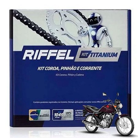 Kit Transmissão Riffel Fan 125