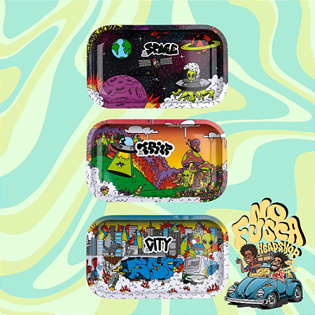 BANDEJA DE METAL SQUADAFUM - GRANDE