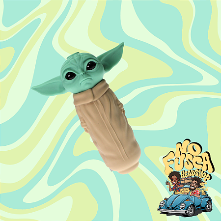 PIPE DE SILICONE STAR WARS - BABY YODA (GROGU)