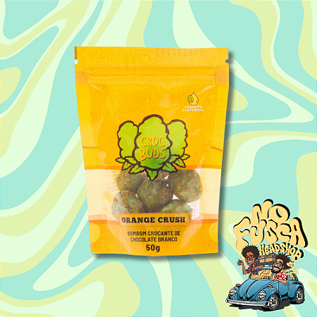 BAG DE CHOCOLATE ARTESANAL ORANGE CRUSH 50g 🍊🍫.