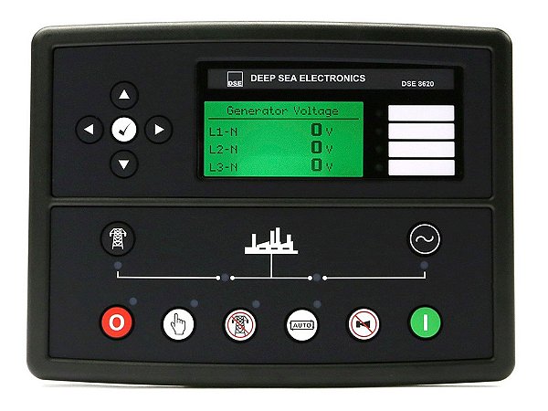 DSE8620 MKII - Sincronização e Compartilhamento de Carga AMF