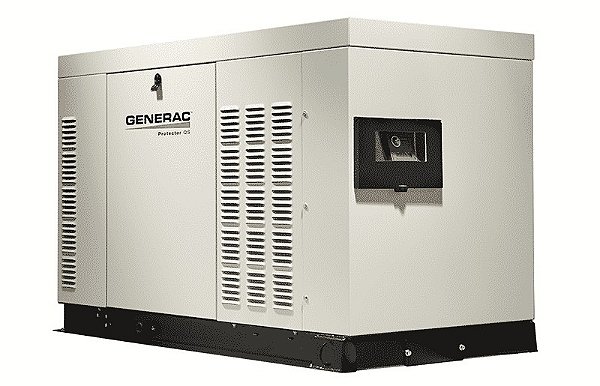 Grupo Gerador à Gás GENERAC, modelo RG045, potência de 56 kVA Stand-By