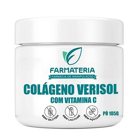 Colágeno Verisol Hidrolisado Em Pó Com Vitamina C 105g Autêntico