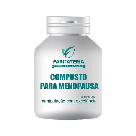 Composto Fitoterápico Controle Da Menopausa 30 Cápsulas