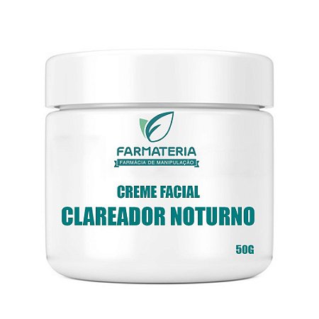 Creme Facial Clareador Noturno Com Melawhite 50g