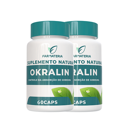 2x Okralin 600mg : Galena Original Suplemento Natural 60 Cápsulas