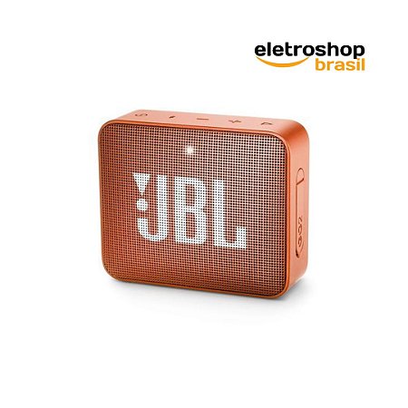 Caixa JBL Go 2 Portátil Com Bluetooth Laranja Original - ELETROSHOP BRASIL