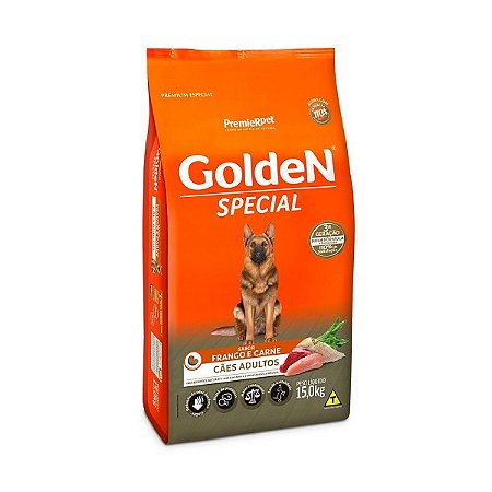 Ração Golden Special para Cães Adultos Sabor Frango e Carne 15kg
