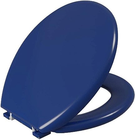 ASSENTO SANITÁRIO OVAL ALMOFADADO ASTRA AZUL