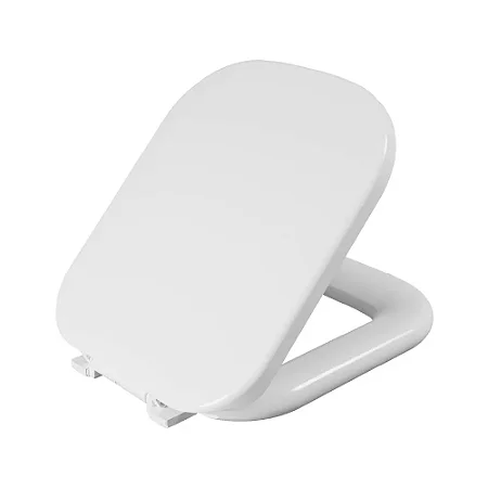 ASSENTO SANITÁRIO QUADRA ALMOFADADO ASTRA BRANCO GELO