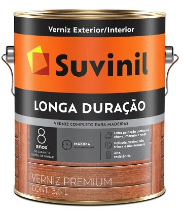 SUVINIL VERNIZ PROTEÇÃO MÁXIMA LONGA DURAÇÃO BRILHANTE 3,6L NATURAL