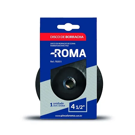 DISCO DE BORRACHA 4 1/2 ROMA