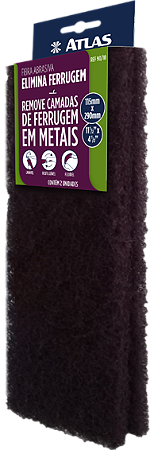 FIBRA ABRASIVA ELIMINA FERRUGEM 115X290M ATLAS MARROM