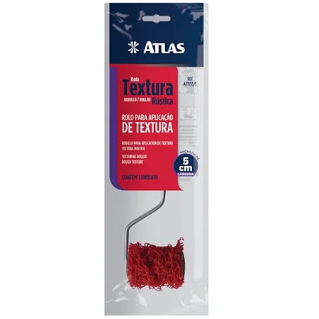 ROLO DE TEXTURA RÚSTICA 5CM ATLAS